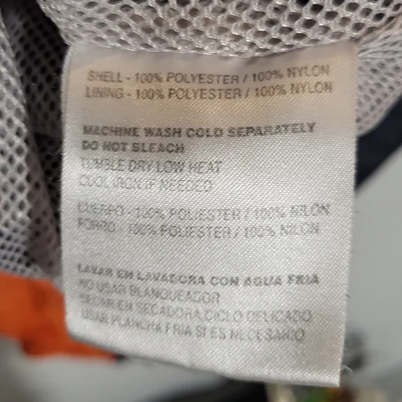 NFL Chicago Bears 2002-04 Men's 2XL Reebok Pullover V-Neck Windbreaker Jacket - Picture 9 of 11